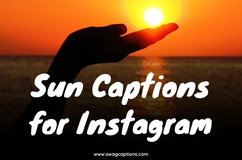 Sun Captions for Instagram