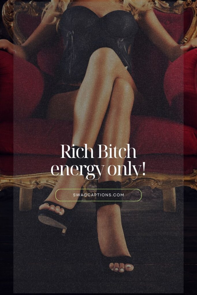 rich girl captions