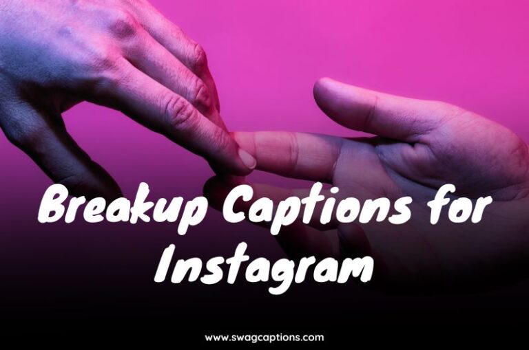 Breakup Captions for Instagram