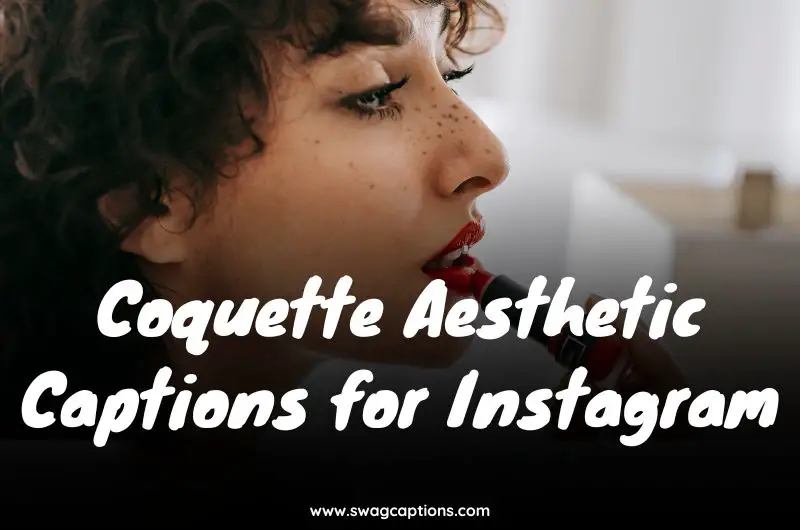 Coquette Aesthetic Captions for Instagram