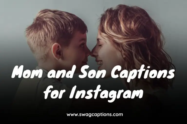 Mom and Son Captions for Instagram