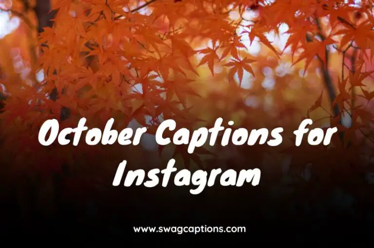 October Captions for Instagram