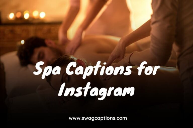 Spa captions for Instagram