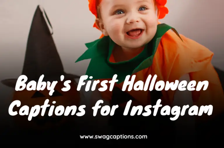 Baby's First Halloween Captions for Instagram