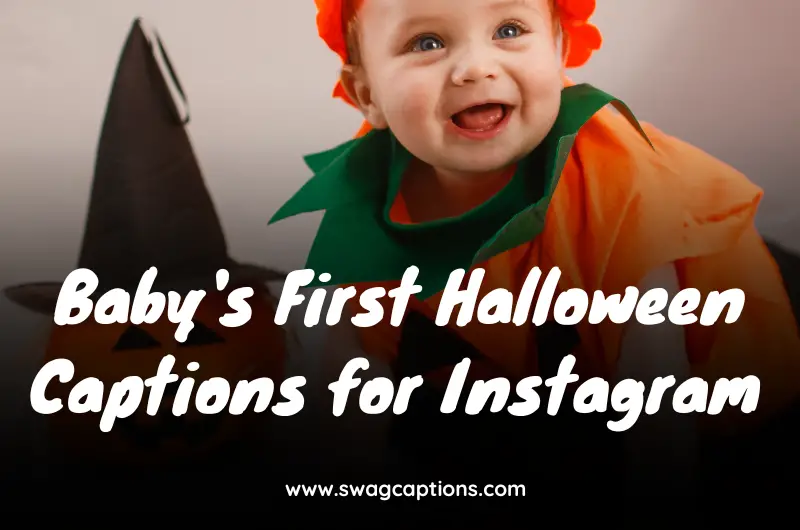 Baby's First Halloween Captions for Instagram