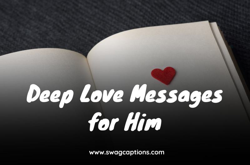 Deep Love Messages for Him