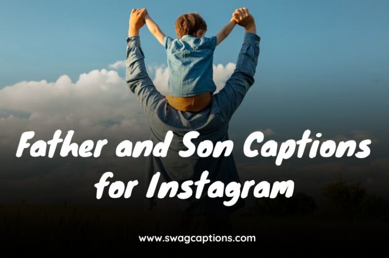 Father and Son Captions for Instagram