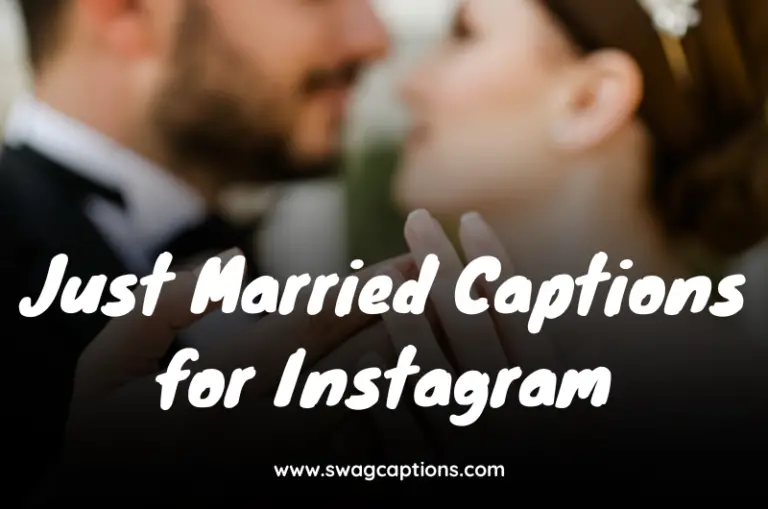 Just Married Captions for Instagram