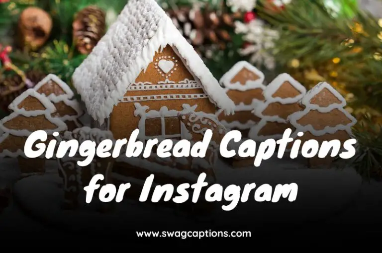 Gingerbread Captions for Instagram