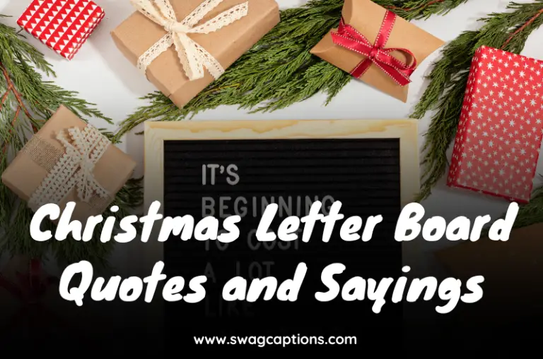 Christmas Letter Board Quotes and Sayings