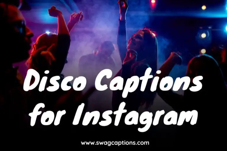 Disco Captions for Instagram