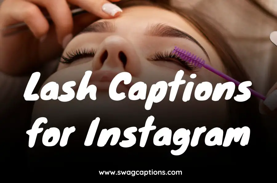 Lash Captions for Instagram