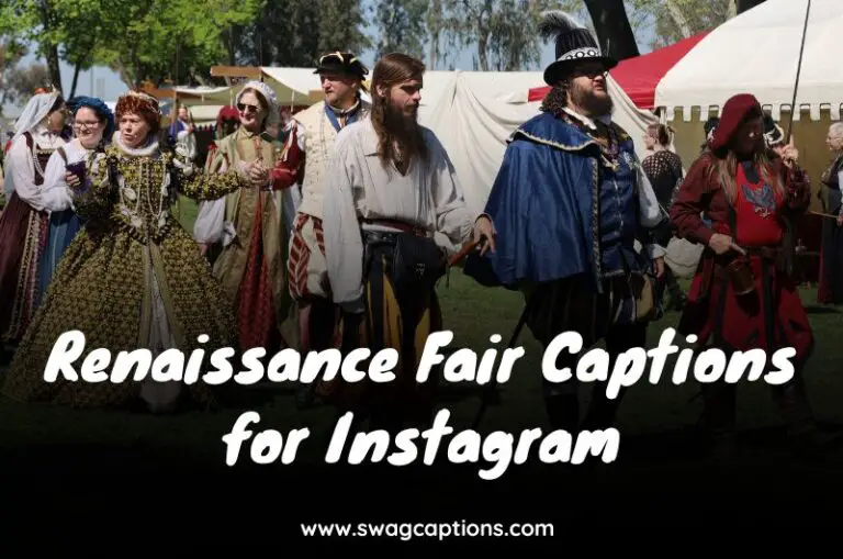 Renaissance Fair Captions for Instagram