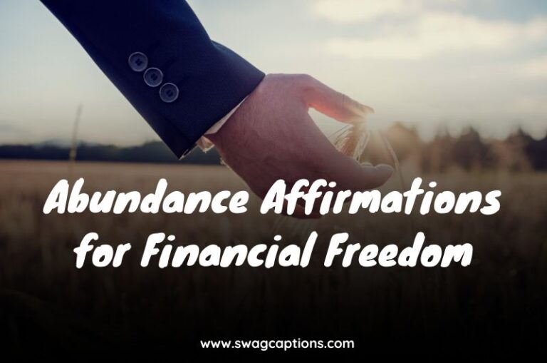 Abundance Affirmations for Financial Freedom
