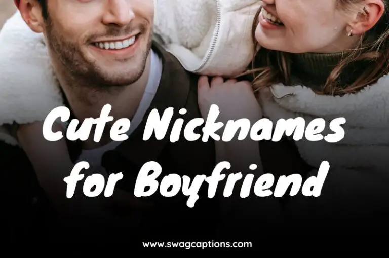 Cute Nicknames for Boyfriend