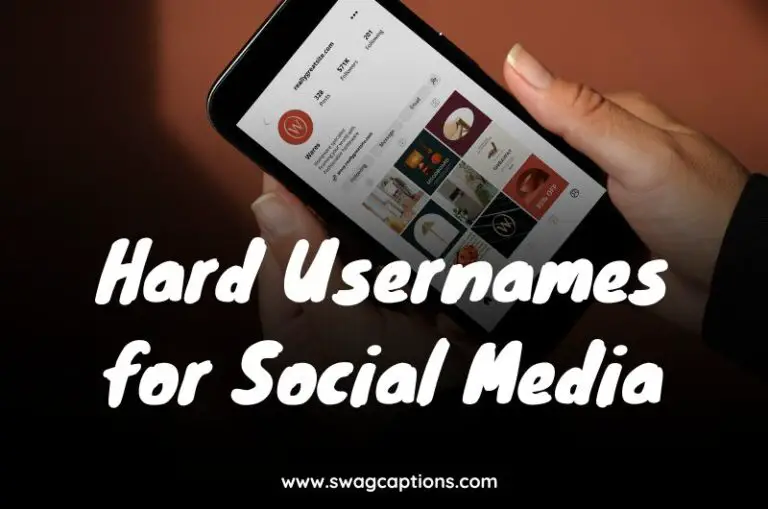 Hard Usernames for Social Media