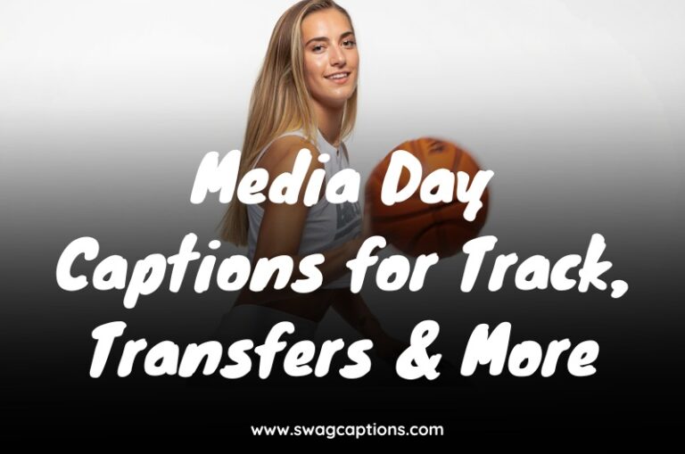 Media Day Captions for Track, Transfers & More
