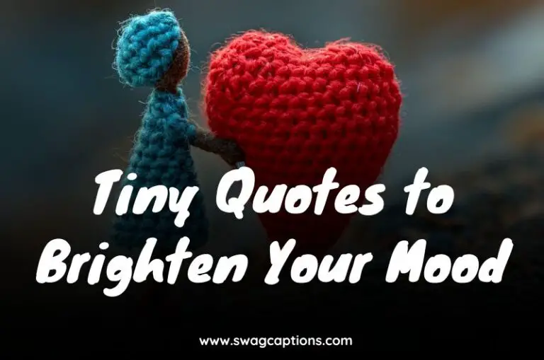 Tiny Quotes to Brighten Your Mood