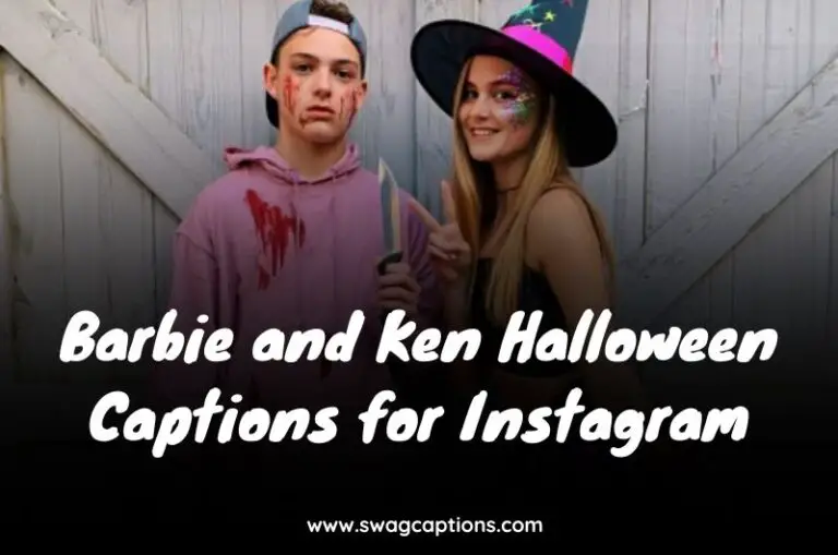 Barbie and Ken Halloween Captions for Instagram