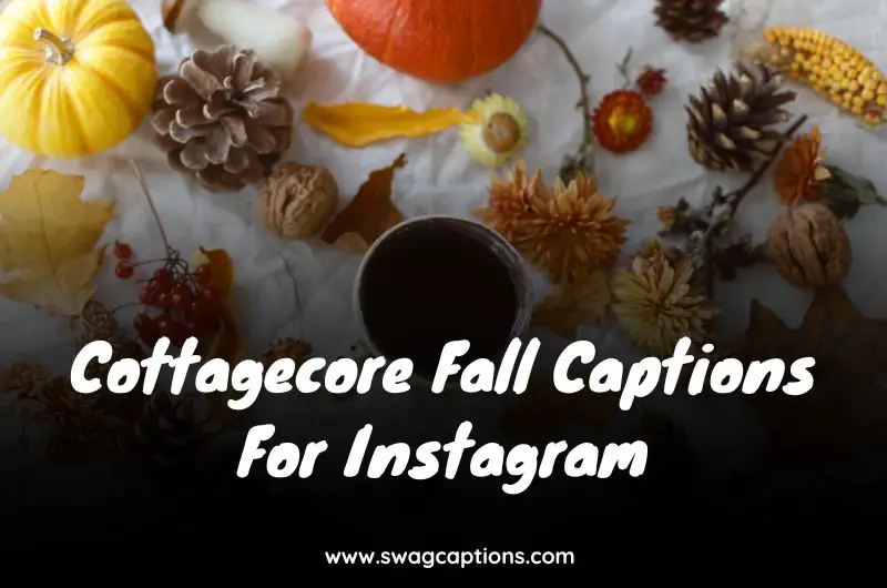Cottagecore Fall Captions For Instagram