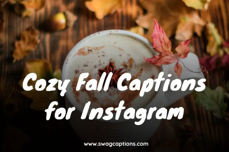 Cozy Fall Captions for Instagram