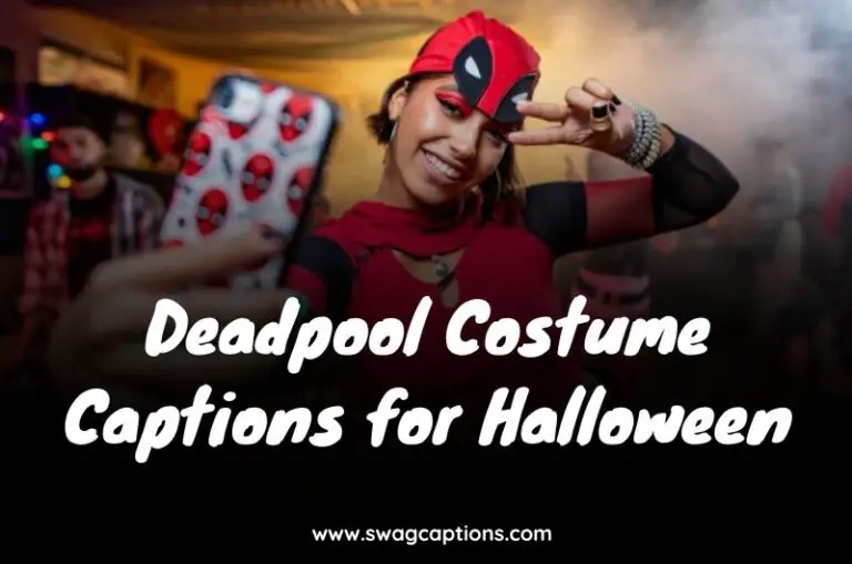 Deadpool Costume Captions for Halloween