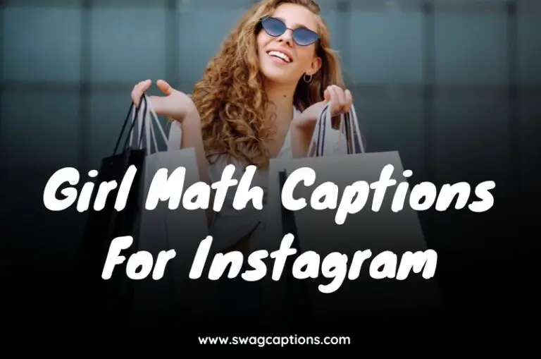 Girl Math Captions for Instagram