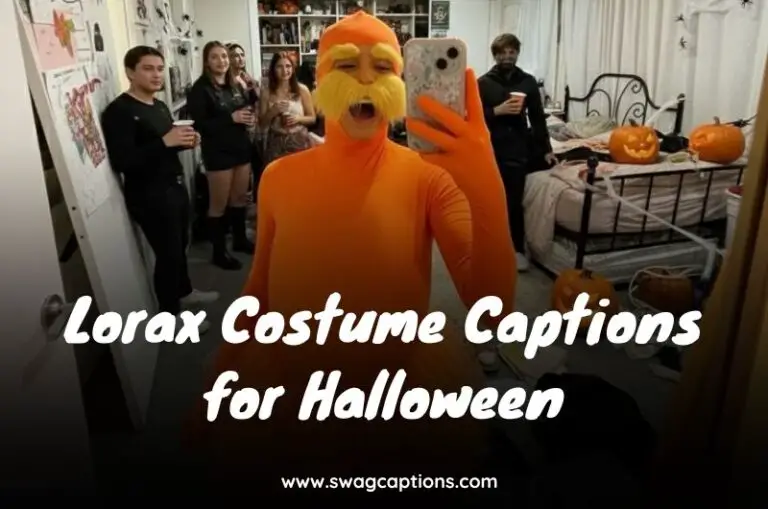 Lorax Costume Captions for Halloween