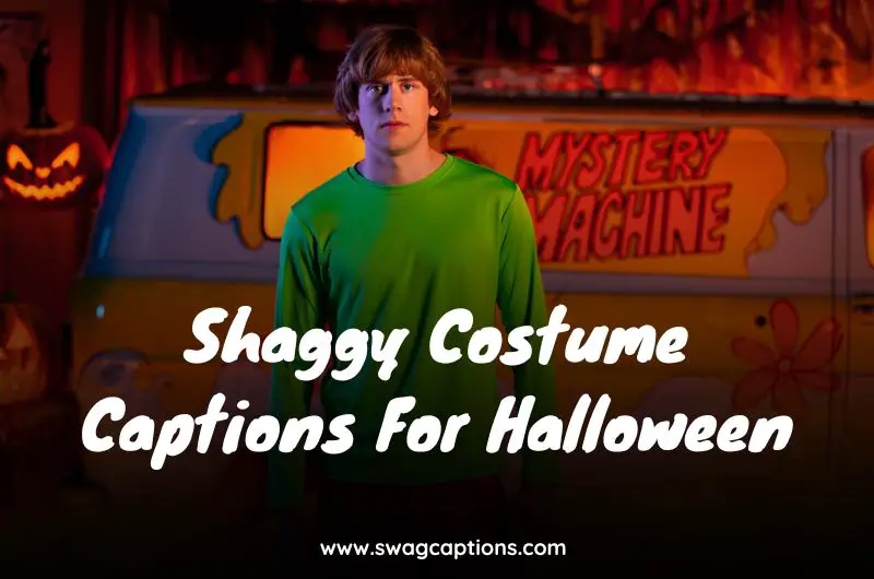 Shaggy Costume Captions For Halloween