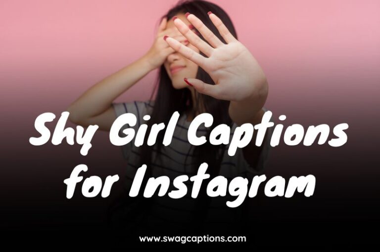 Shy Girl Captions for Instagram