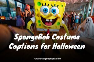 SpongeBob Costume Captions For Halloween