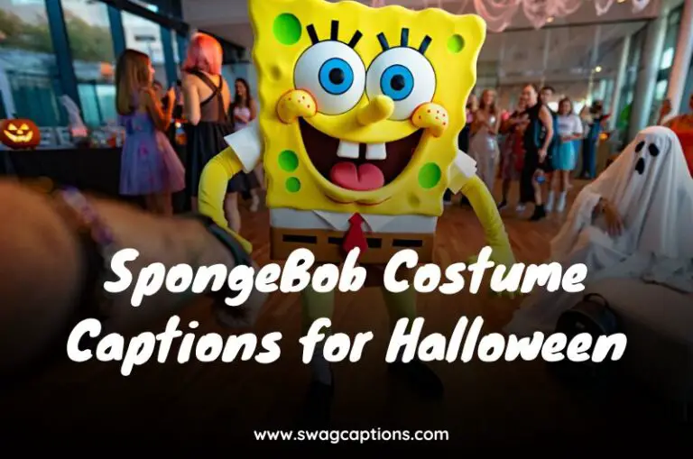 SpongeBob Costume Captions for Halloween