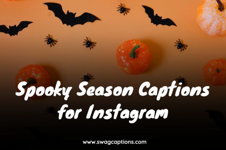 Spooky Season Captions for Instagram