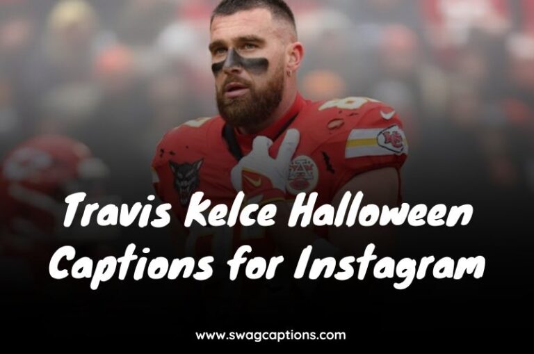 Travis Kelce Halloween Captions for Instagram