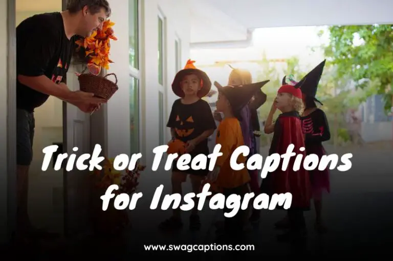 Trick or Treat Captions for Instagram