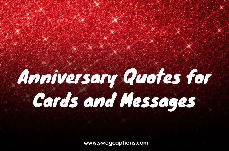 Anniversary Quotes for Cards and Messages