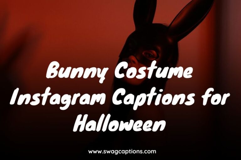 Bunny Costume Instagram Captions for Halloween