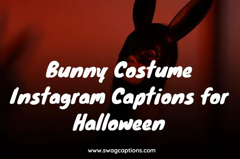 Bunny Costume Instagram Captions for Halloween