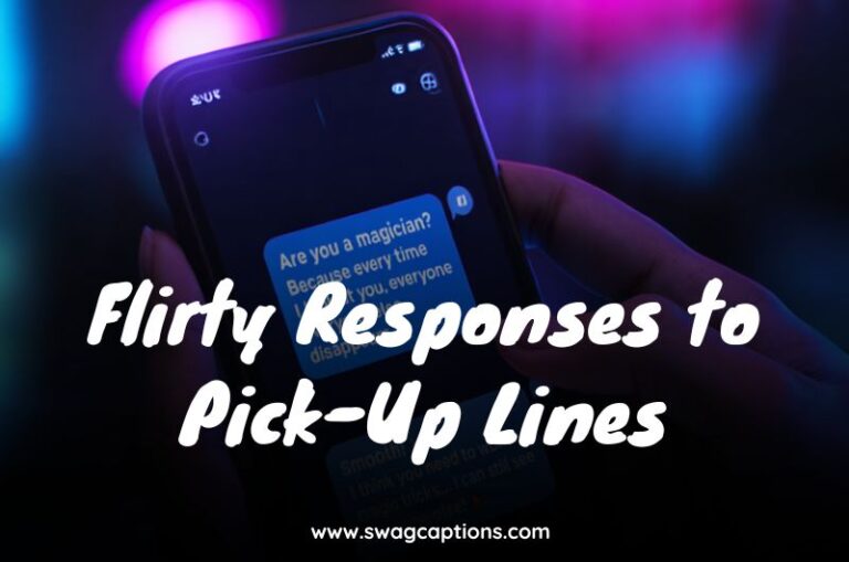 Flirty Responses to Pick-Up Lines