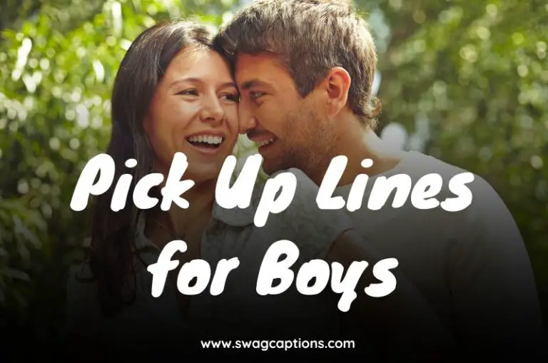 Pick Up Lines for Boys