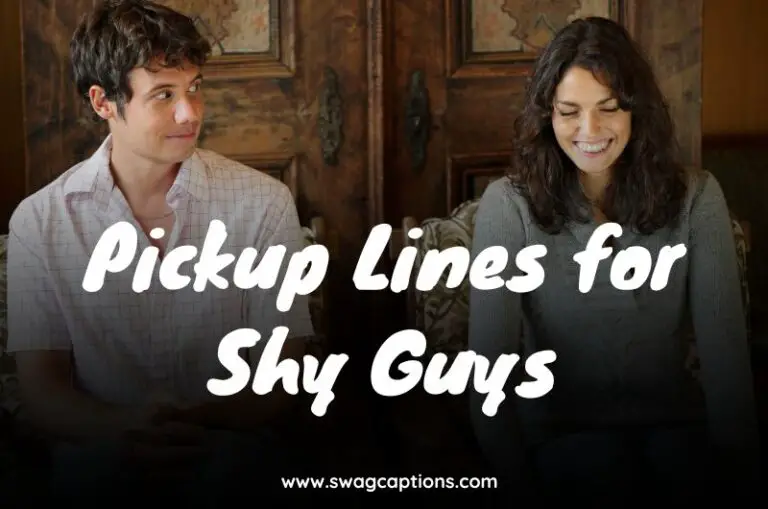 Pickup Lines for Shy Guys