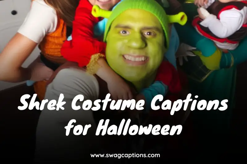 Shrek Costume Captions for Halloween