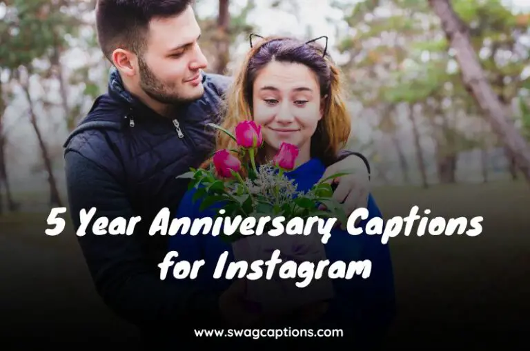5 Year Anniversary Captions for Instagram