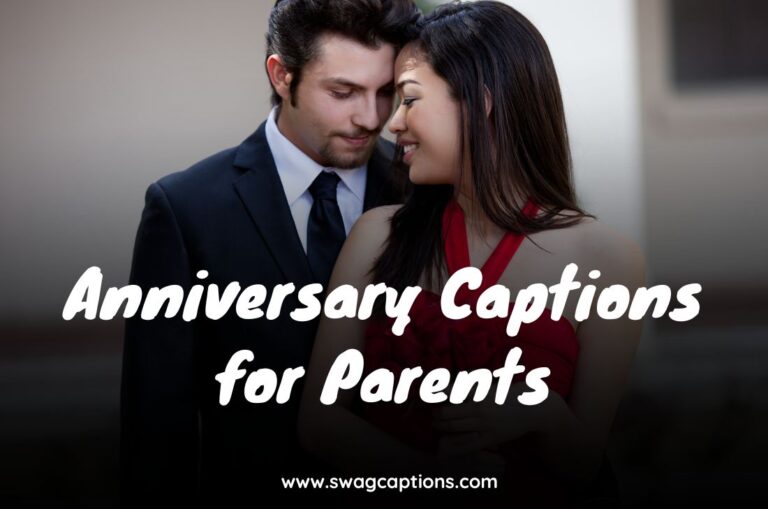 Anniversary Captions for Parents