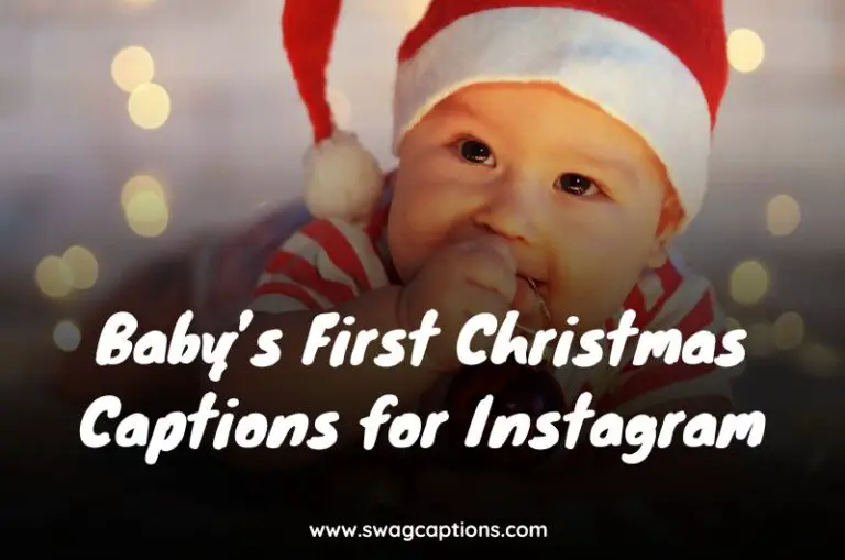 Baby’s First Christmas Captions for Instagram