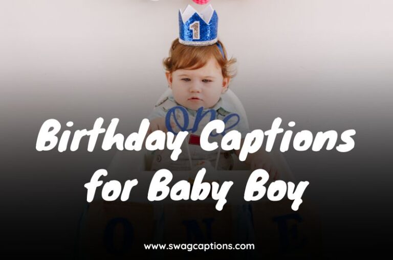Birthday Captions for Baby Boy
