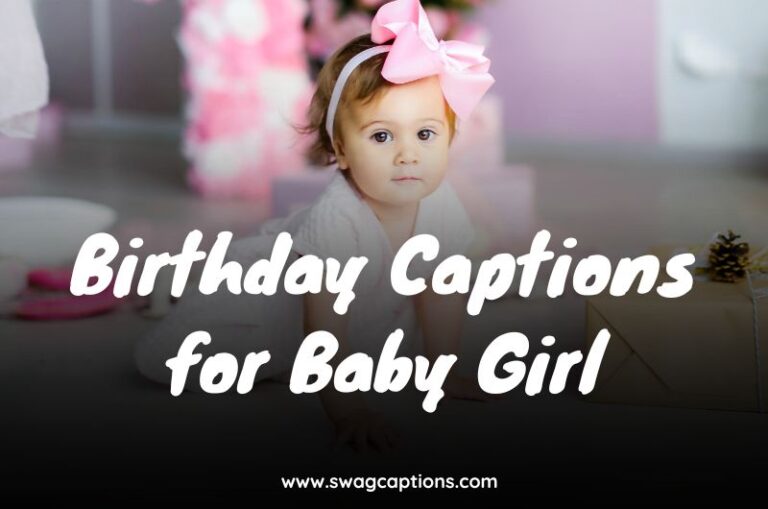 Birthday Captions for Baby Girl