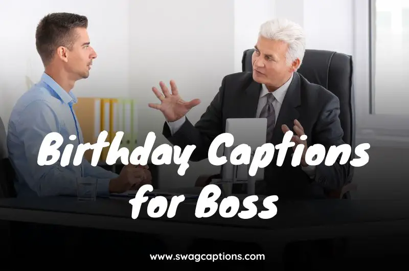 Birthday Captions for Boss