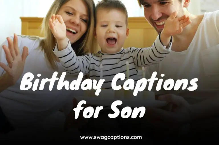 Birthday Captions for Son