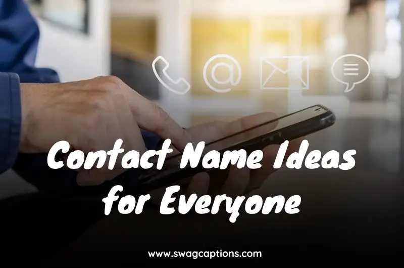 Contact Name Ideas